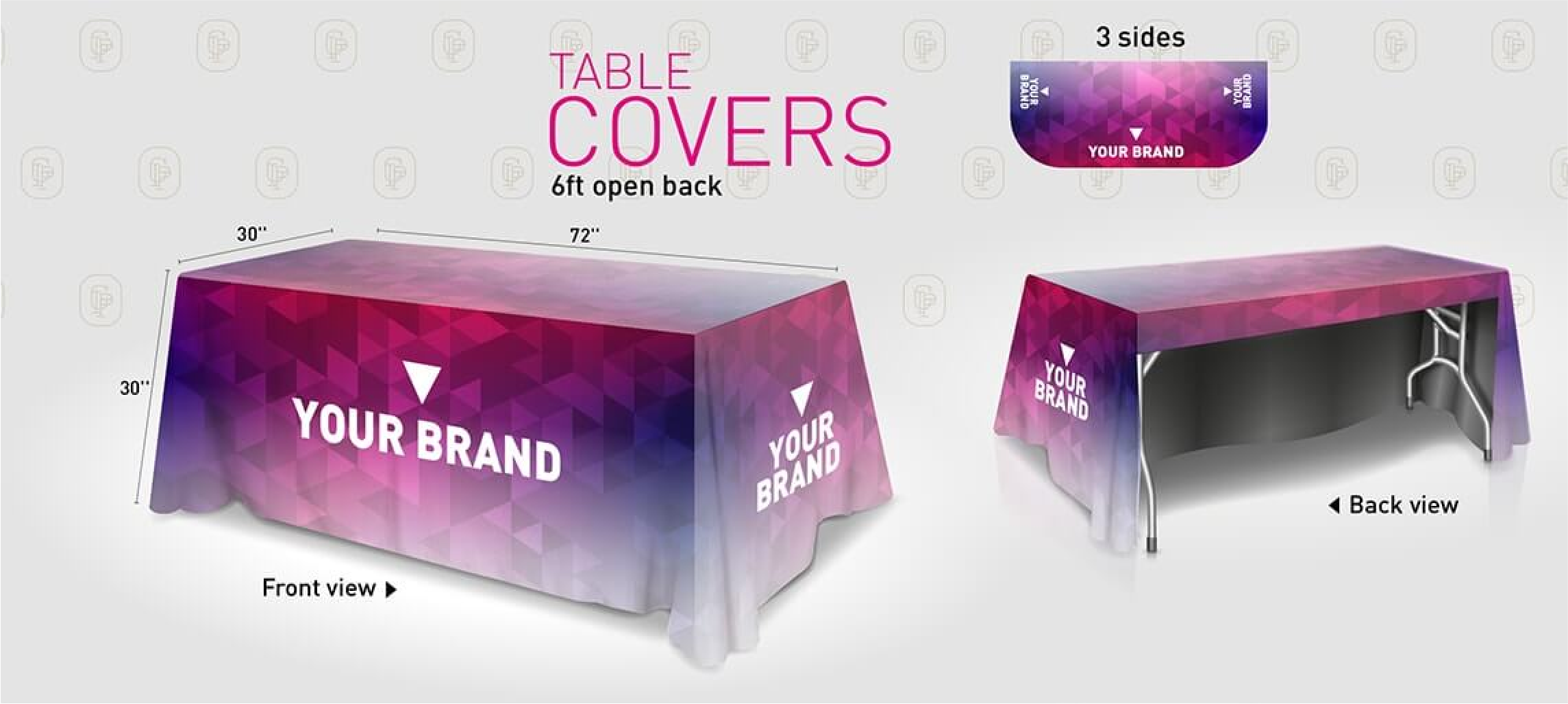 Custom Table Covers - Made in America